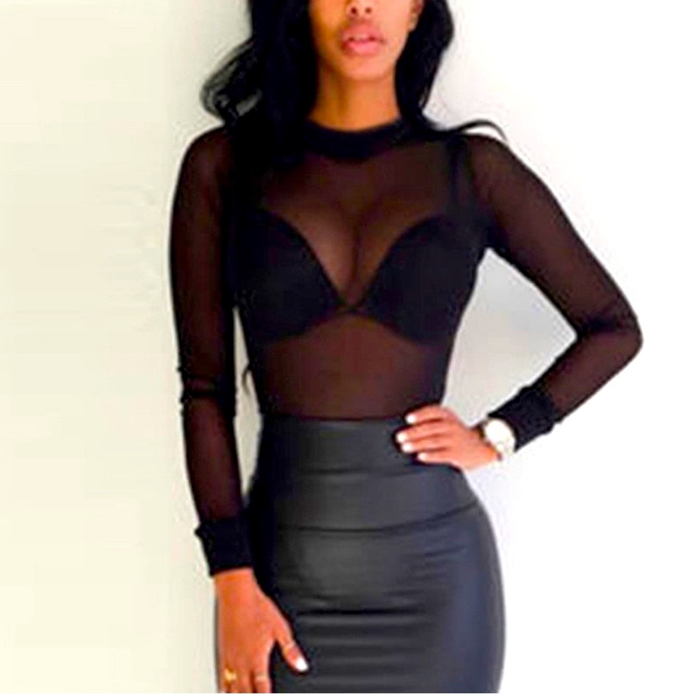 Sheer bodysuit